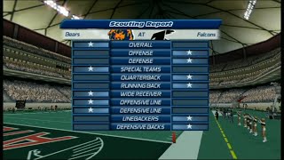 31 Team Season 01 Week 05 Falcons vs Bears Madden 2002 [upl. by Lindie]