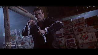 JeanClaude Van Damme  Knock Off 1998 Escape the Fruit Market scene [upl. by Plotkin867]