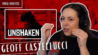 GEOFF CASTELLUCCI Unshaken  Red Dead Redemption 2  Vocal Coach Reaction amp Analysis [upl. by Eiggem]