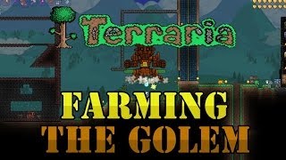 Terraria How to Farm The Golem Tutorial [upl. by Eniron480]