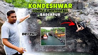 KONDESHWAR Temple and Waterfall  DeTh कोंडेश्वर मंदिर   Badlapur  Maharashtra [upl. by Ylurt433]