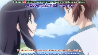 Hanbun no Tsuki ga Noboru Sora Op Aoi Koufuku Nobuko [upl. by Namielus448]