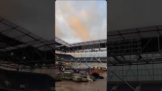 INSIDE BRAMLEY MOORE DOCK NEW EVERTON STADIUM [upl. by Shanks50]