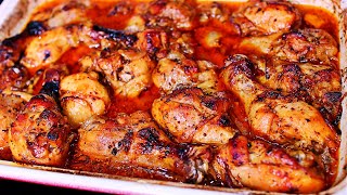 Slowly Baked Fall off the bone Chicken  Easy Baked Chicken Drumsticks Recipe [upl. by Zerdna596]