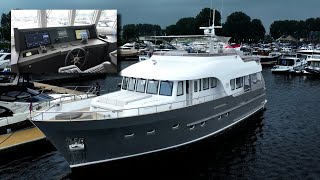 ONE OFF Explorer Yacht FOR SALE MY ‘Dutch Lion’ FULL Boat Tour [upl. by Aimas]