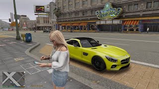 Gta 5 Lspdfr Playing As A BAD4SS LSPD Female Cop  AMG GT Undercover gta gta5 lspdfr [upl. by Corabella]