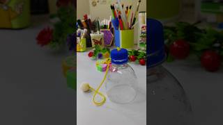 toy craft idea step by step kids activity craft using water bottlehandmade craft youtubeshorts [upl. by Spears]