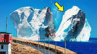 Strange Iceberg Suddenly Collapses Near Village Residents Turn Pale After Finding This Inside [upl. by Quirita]