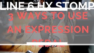 3 ways to expand your HX Stomp with an Expression Pedal [upl. by Chrisse495]