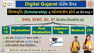 Digital Gujarat Scholarship Online Form 2024  Digital Gujarat Post Matric Scholarship Form 202425 [upl. by Anyahc]