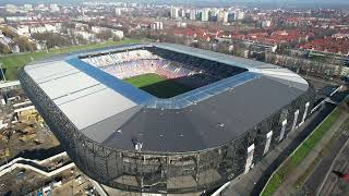 Mostostal ZabrzeGPBP SA  dokończenie budowy stadionu im Ernesta Pohla w Zabrzu  XI 2024 r [upl. by Roz]