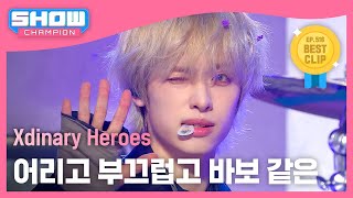 최초 공개 엑스디너리 히어로즈Xdinary Heroes  어리고 부끄럽고 바보 같은 l Show Champion l EP516 l 240501 [upl. by Nnylyam35]