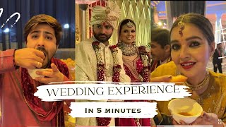 Full Indian wedding experience in 5 minutes [upl. by Alamak209]