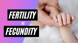 Fertility Versus Fecundity HPE Education  Grade 10 Unit 2 II Latest update 2020 [upl. by Owena757]