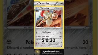 TOP RARE CARD ESCAVALIER POKEMON pokemon tcgshorts tcgpokemon tcgcollecting escavalier pokémon [upl. by Biddle]