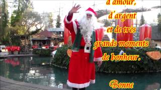 Citation message de Bonne Heureuse Année 2024 du Père Noël à offrir [upl. by Nodlew]