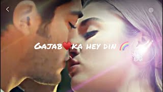 Kiss status romantic ever 💋💋🌹😘hayatMuratwhatsapp status🥰🥰 [upl. by Issak]