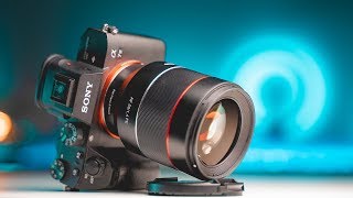 SAMYANG 50MM F14 AF  Sony Full Frame Lens Review [upl. by Helmut269]