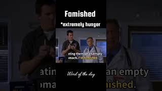 Famished😋 englishword english newword famished learnenglish hunger hungry wordoftheday [upl. by Portland]