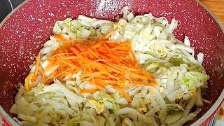 Kubis Tumis Telur food cookingchannel cooking kubis easyrecipe [upl. by Yarahs837]