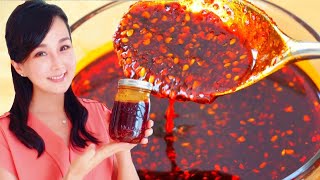 How to Make Chinese Chili Oil Easy amp Quick Recipe 🌶🌶🌶 CiCi Li  Asian Home Cooking Recipes [upl. by Gavrila775]