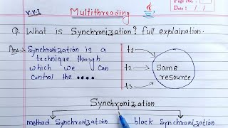 Synchronization in Java Multithreading  Learn Coding [upl. by Akiam]