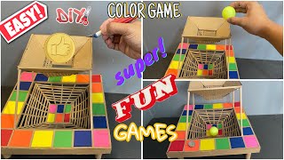 How to Make Cardboard Color Game  Fun amp Easy Tutorial [upl. by Osmond]