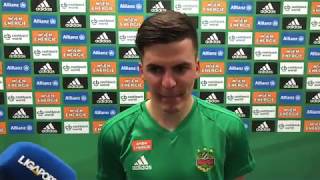 Interviews nach dem BundesligaSpiel Rapid gegen Mattersburg [upl. by Atekram690]