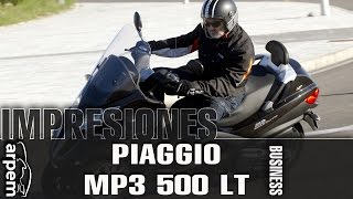 Piaggio MP3 500 LT Business  2014  Videoprueba  Español [upl. by Teddman223]