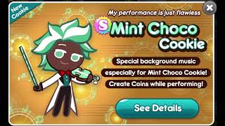 Cookie Run for Kakao  Mint Choco Cookie Rainbow Rush Bonustime  Super Bonustime Theme [upl. by Aicert]