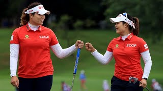 Ariya and Moriya Jutanugarn Second Round Highlights  2021 DOW Great Lakes Bay Invitational [upl. by Stewart]