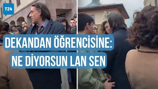 Koç Üniversitesi Öğrenci Dekanı öğrencisinin üzerine yürüdü [upl. by Suivatram]