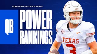 College Football QB Power Rankings Quinn Ewers rises into Top 3 Shedeur Sanders falls 4 spots [upl. by Ydnab]