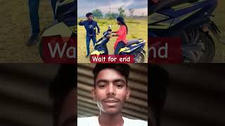 Wait motarsaikal vs man comedy surajroxfunnyvibeo funny । youtube । youtubeshorts । [upl. by Itin]