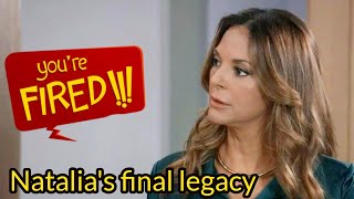 General Hospital Shocking Spoilers Eva LaRue ended her contract early Natalias final legacy [upl. by Aalst]