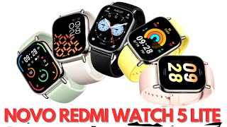 Redmi Watch 5 Lite  Notifica Todos Aplicativos Tela Amoled GPS Alexa 5ATM e Sensores Precisos [upl. by Wurtz438]