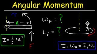 Angular Momentum Physics Practice Problems [upl. by Stone]