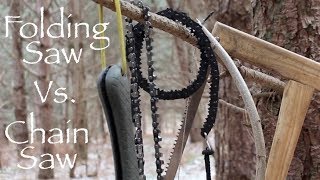 Bushcraft Saws  A Comparison of Popular Folding and Handheld Chain Saws [upl. by Telrats]