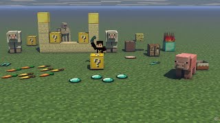 LUCKY BLOCK RACE WITH MY FRIENDS luckblock minecraft minecraftchallenge craftersmc hypixel [upl. by Swirsky]