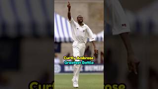 The Story Of Angry Cricketers  Curtly Ambrose Vs Steve Waugh Greatest Battle [upl. by Zetrauq]