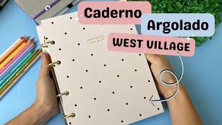 CADERNO ARGOLADO WEST VILLAGE 2024 NOVIDADE DA TILIBRA VEM CONFERIR  STATIONERY STUDYGRAM [upl. by Haleemaj636]