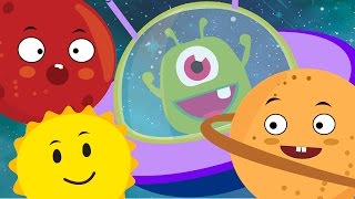 The Planet Song  Nursery Rhyme With Lyrics  Solar System Song  Learning Planets For Children [upl. by Cleave480]