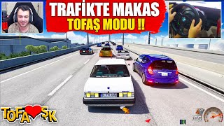 ÇILGIN TOFAŞ ŞÖFÖRÜ  Assetto Corsa Trafik Modu [upl. by Tattan]