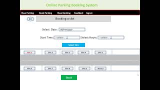 Online Parking System Project in ASPNET CORE [upl. by Tabbatha]