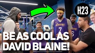 David Blaine BEST Lakers Card Trick REVEALED [upl. by Teraj487]