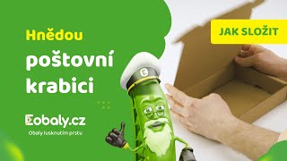 📦 NÁVOD Jak složit poštovní krabici [upl. by Pelletier]