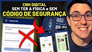 COMO CADASTRAR CNH DIGITAL SEM TER A CNH FÍSICA EM MÃOS QR CODE e SEM CÓDIGO DE SEGURANÇA [upl. by Ariam]