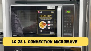 LG 28L Convection Microwave oven MC2846SL Silver  Unboxing amp Demo [upl. by Noyar380]