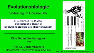 Synthetische Theorie Evolutionsbiologie als Theoriensystem [upl. by Lisbeth671]