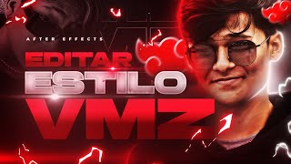 COMO EDITAR ESTILO VMZ NO AFTER EFFECTS [upl. by Eneiluj137]